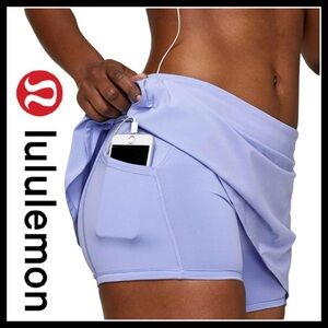 Lululemon Play Off The Pleats Skirt *13"
Hydrangea Blue Size (12) NEW with Tags